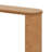 Wood Arched Console Table With Wood Beads, Mid Centeury Modern Curved Entryway Table-287790995