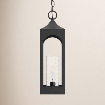 Seeded Outdoor Metal Pendant