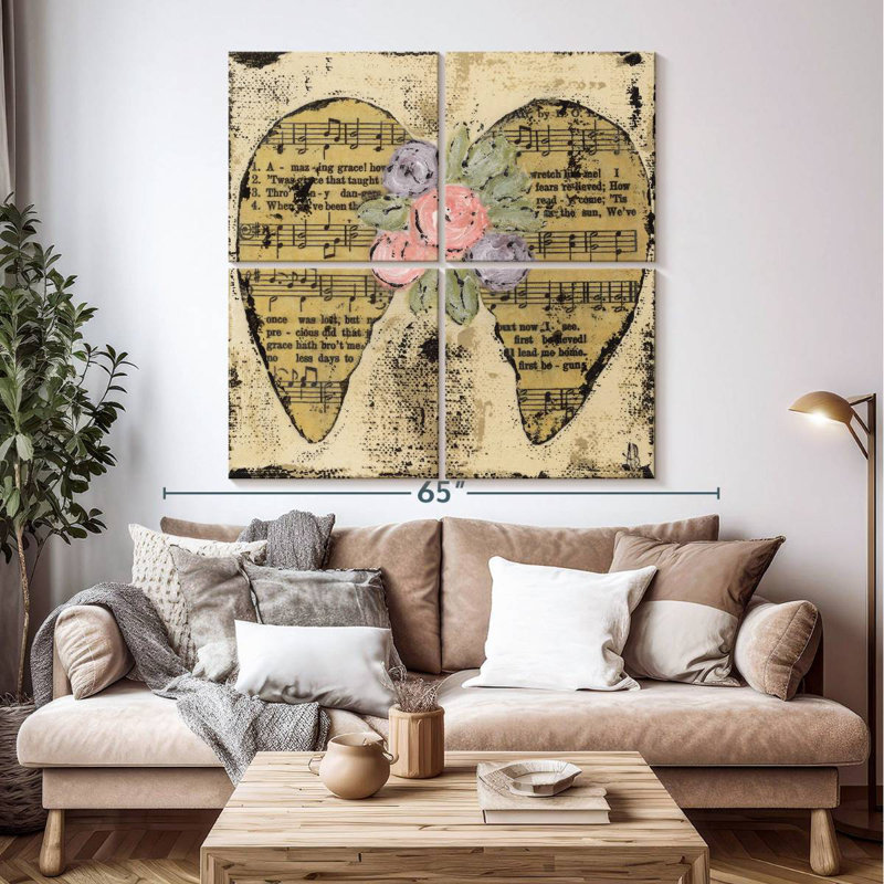 Harnek Amazing Grace Floral, 50" H x 50" W