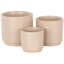 Ensemble de pots à fleurs en céramique 3 pièces Tommen-1292233122