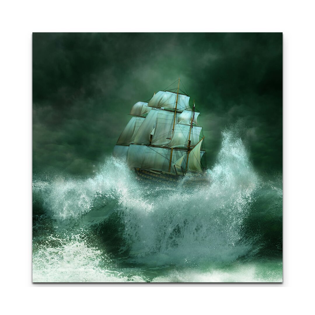 Leinwandbild Ship in a Storm