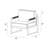 Obaida Powder Coated Aluminum Outdoor Lounge Chair-88605961-88605966
