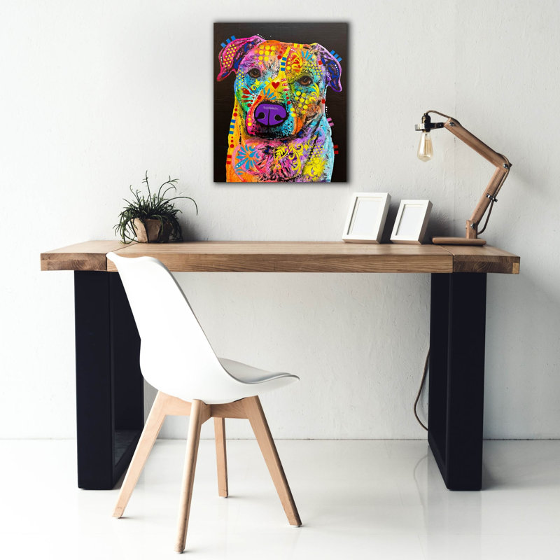 Red Barrel Studio 'Just A Little Bite Of Ham' by Dean Russo Canvas Wall Art, H 24 po x l 20 po x P 0,75 po