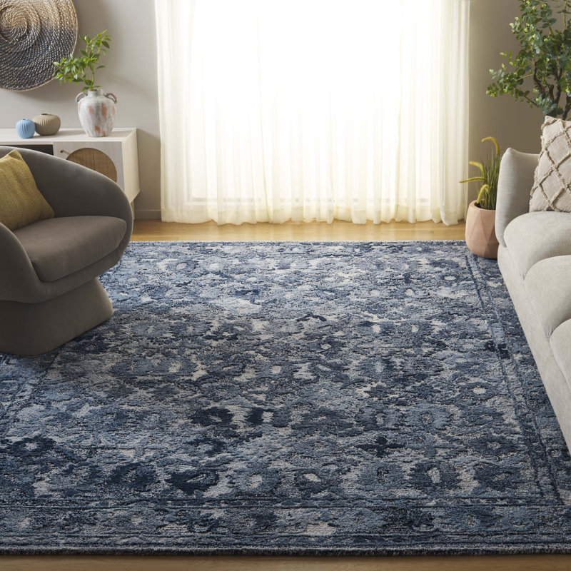 Comal 126 Area Rug In Navy, Rectangle 8' x 10'