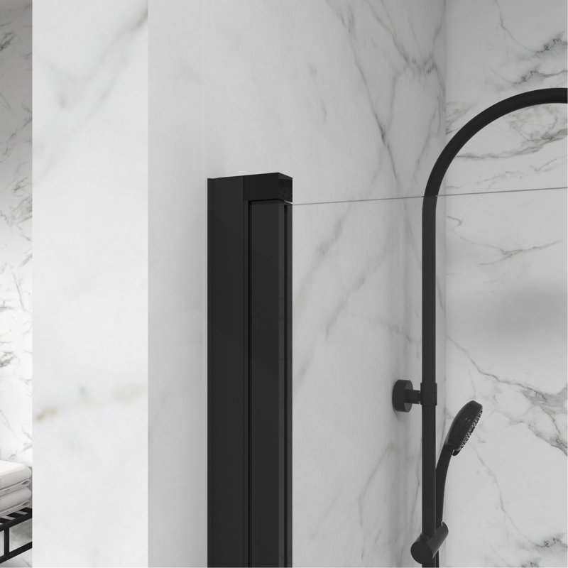 Porte de douche polyvalente avec mécanisme de pivotement avancé pour une expérience de salle de bain améliorée