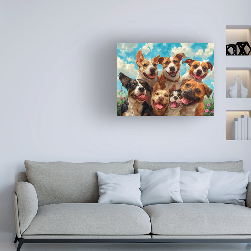 Art sur toile, bolognaise, Shawna Stewart, H 24 po x l 32 po