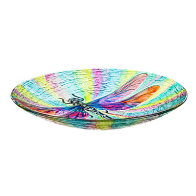 Shanaya Glass Mosaic Birdbath