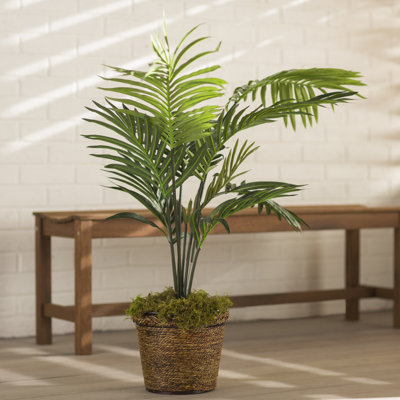 Banc en bois massif Fleur