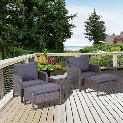 Yatts 2 Seater Rattan Conversation Set