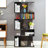 70''H X 31''W 2 PCS Wiltraud Geometric Bookcase-1607724333