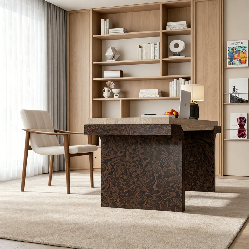 Bureau d'écriture Modern Modern, H 29,52 po x l 78,74 po x P 23,62 po