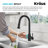 KRAUS Bolden Motion Sensor Single Handle Pull Down Touchless Kitchen Faucet-100066503