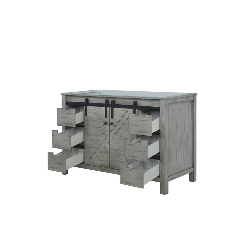 Meuble-lavabo gris cendré l 48 po x P 22 po