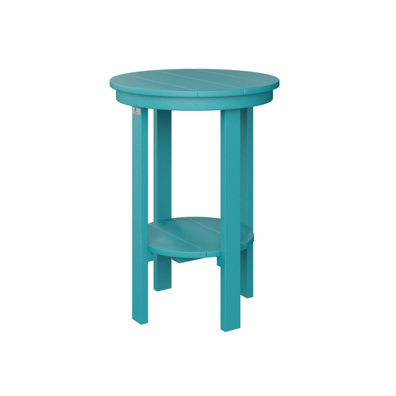 Table de bout ronde Berlin Gardens, Bleu Aruba