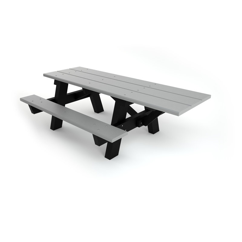 Table à cadre en A Montelongo ADA, Aucun, Gris