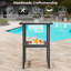 Table de pub en osier avec seau à glace et patio-247547976