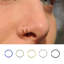 Ensemble de 1 anneau de nez brillant et exquis simple et durable