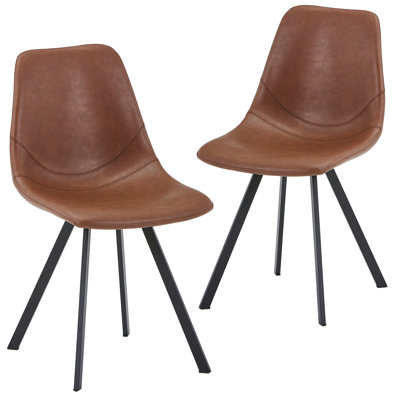 Chaise de salle à manger en cuir Annalise