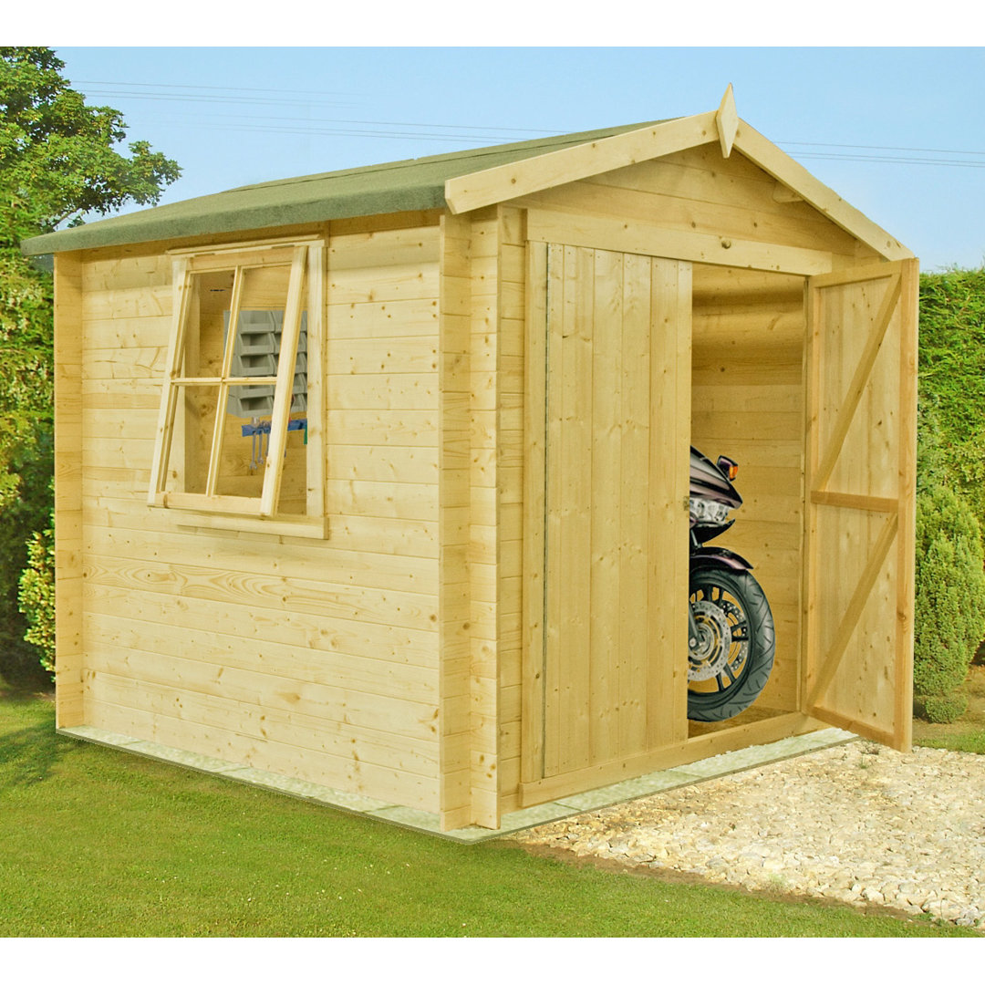 Shire Bradley 2.4M X 2.4M Log Cabin Shed (19Mm) - Image 2