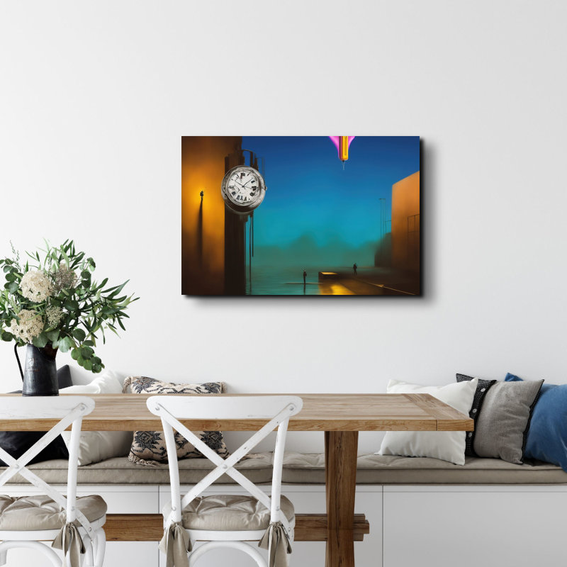 «Persistance of Memory Reimagined 37» par Stephen Chambers, impression sur toile tendue, L 36 po x H 32 po