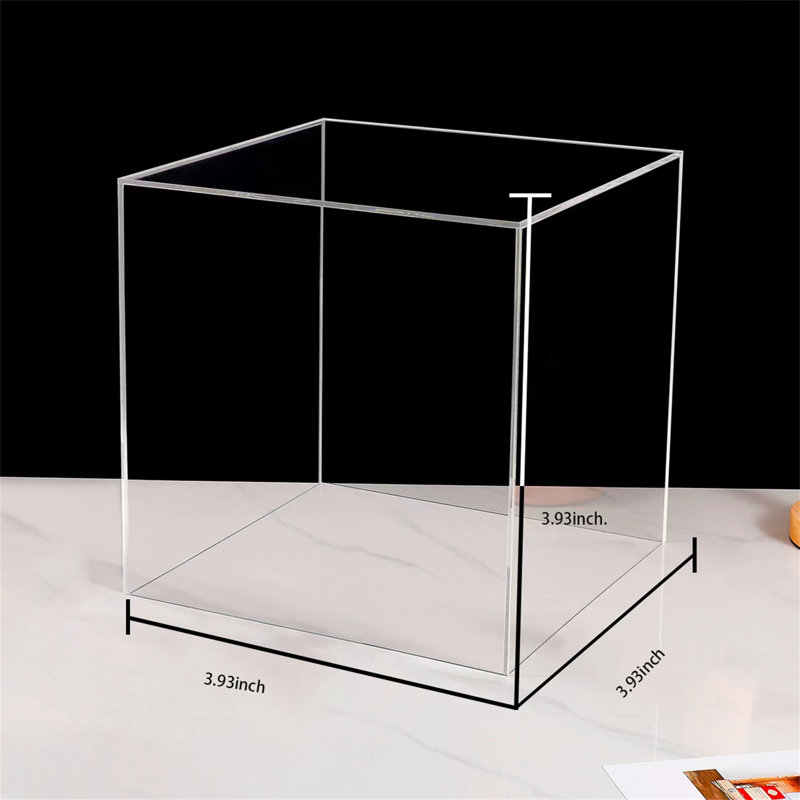 Boîte décorative en plastique Verica, H 3,93 po x l 3,93 po x P 3,93 po