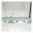 44-48" W x 71" H Piovt Swing Glass Shower Door,Pivot Frame Sliding Shower Door with 1/4"(6mm) Clear SGCC Tempered Glass,Shower Doors,Reversible Installation-112318713