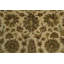 Tapis oriental élégant à motif floral beige et olive Agra 4 x 6