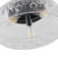 Plafonnier encastré 3 lumières 12,2 po Modern Black Modern