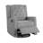 Manie Swivel Glider Manual Recliner, Solid Wood, Burlap-106065294