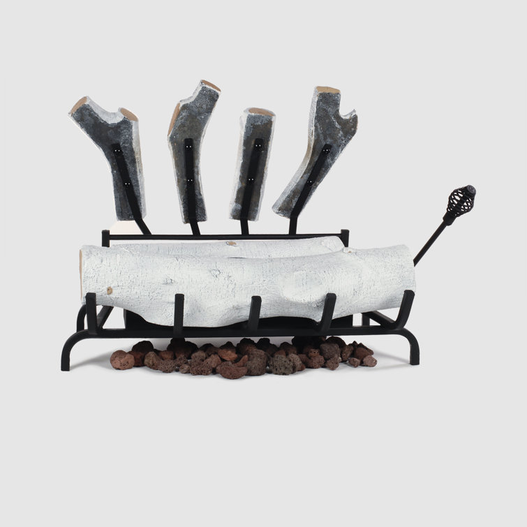 Loon Peak® Ventless Gel Fuel Fire Log Insert | Wayfair