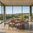 Hudson 7-Piece Modern Dining Room Set With Curved Back Chairs-10777552-3610832