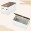 Banc de rangement rabattable