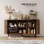Buffet incurvé de 62 po avec 2 portes coulissantes et tablettes réglables-1189714639