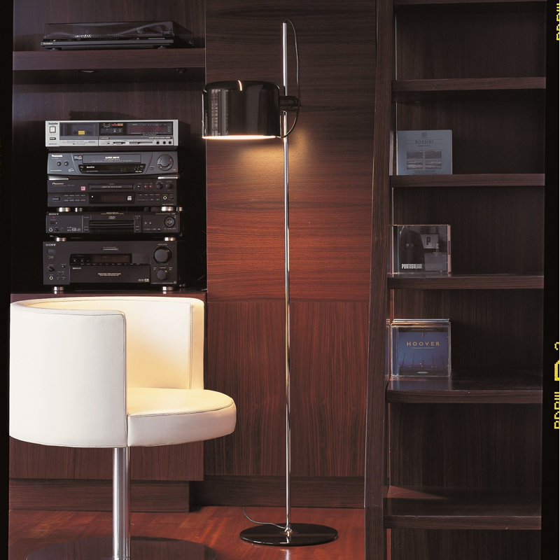 Coupé 55" Floor Lamp, Gold