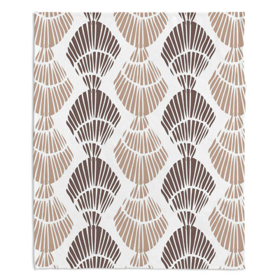  Jeté en coton Seashell