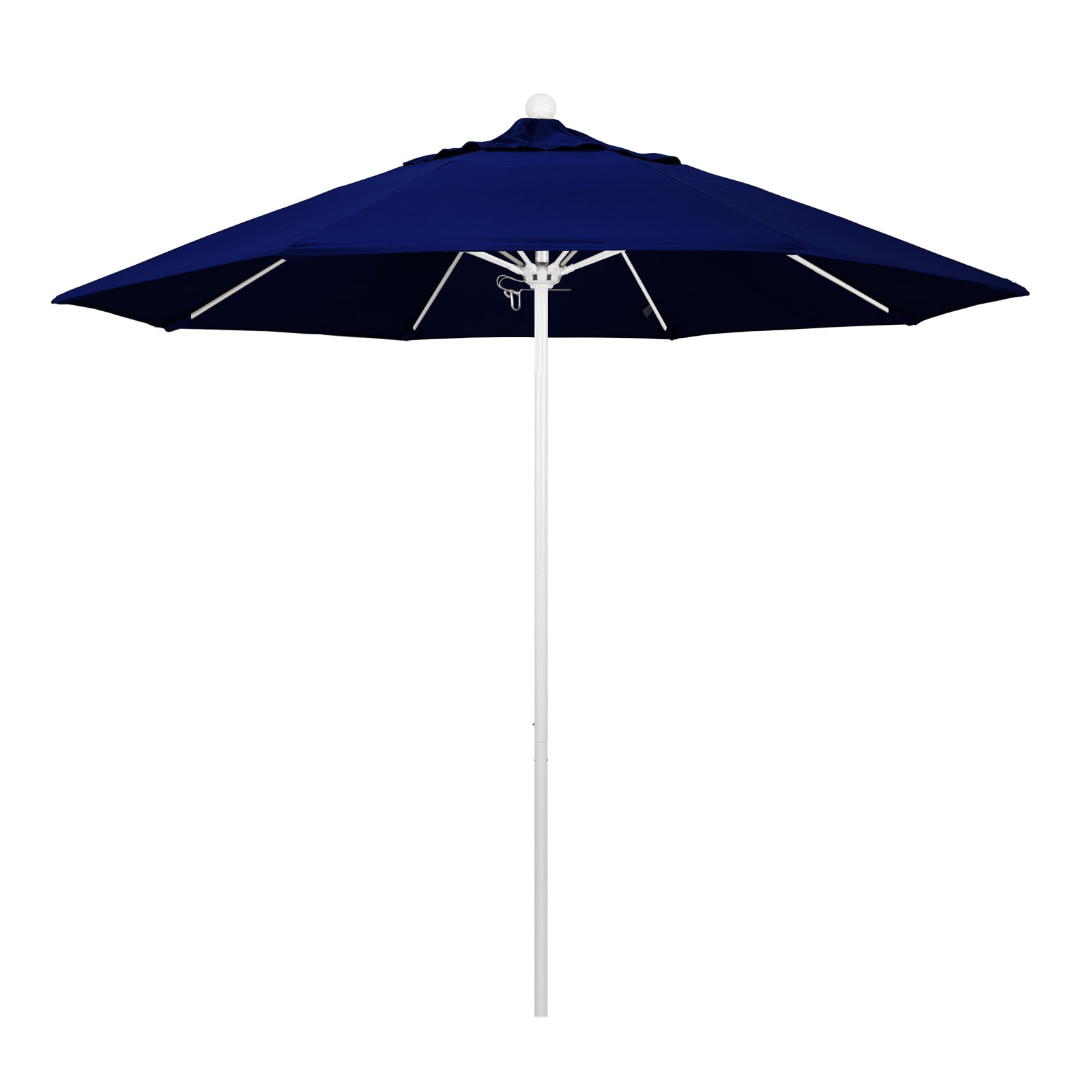 Maria 108'' Sunbrella® Outdoor Umbrella, Canvas Trueblue Sunbrella® Canvas, White