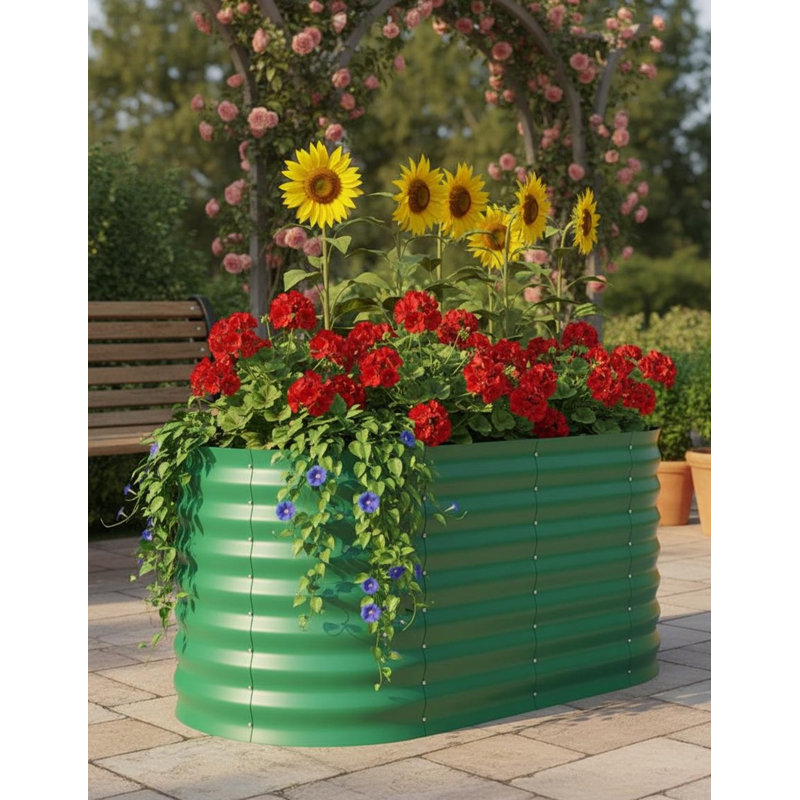 2pcs Heavy-Duty Raised Garden Beds, 47" H x 23.6" W x 23.6" D