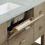 Meuble-lavabo simple 48 po avec comptoir en quartz Lucian-115046568-130368190
