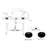 Widespread Faucet 2-handle Bathroom Faucet With Drain Assembly-113107874
