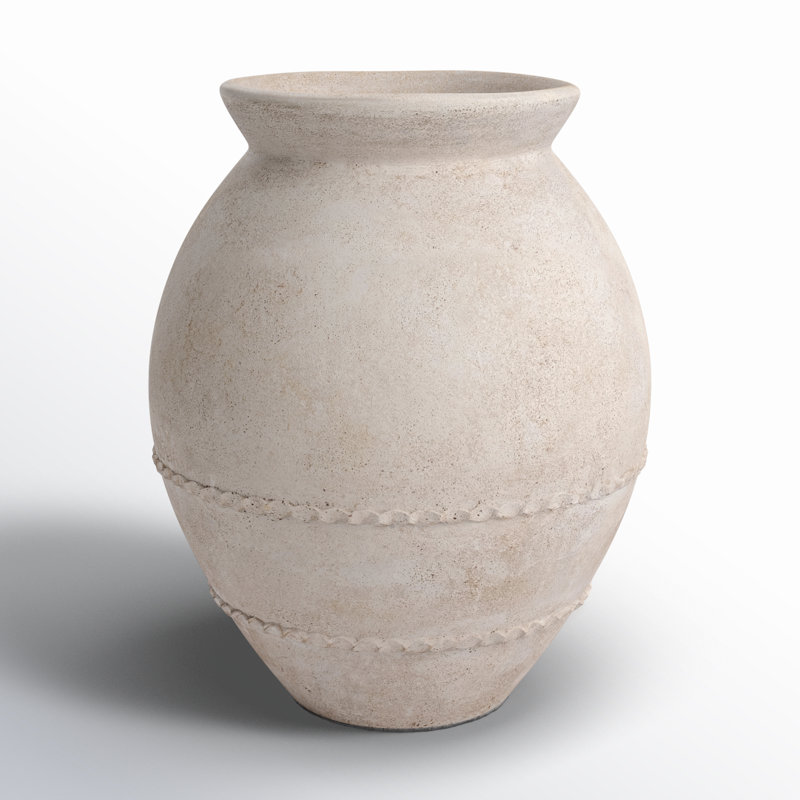 Ellisse 20'' Handmade Terracotta Table Vase