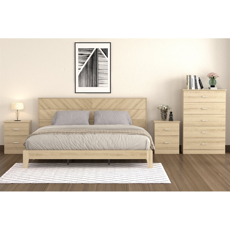 Curtis 4 Piece Bedroom Set, King