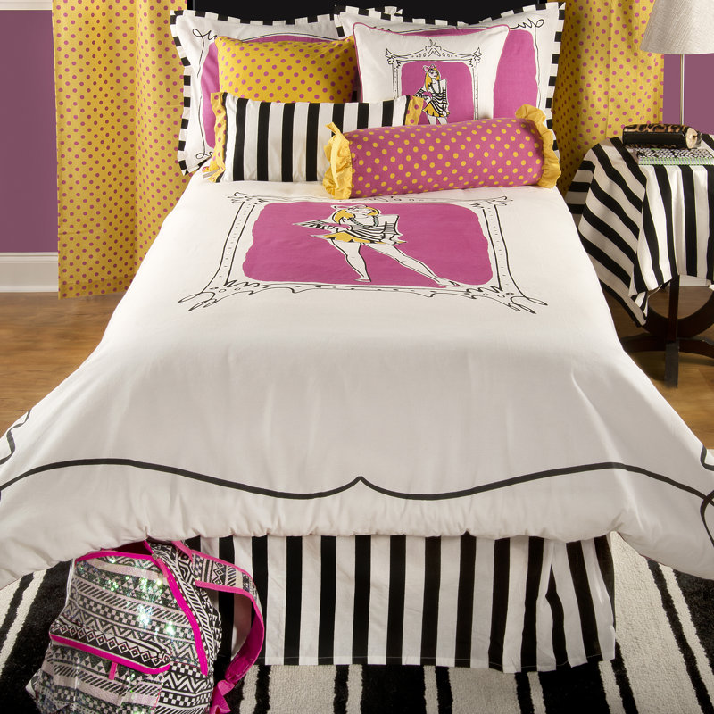 Jealla Modern & Contemporary Cotton Comforter Set, Full Comforter + 2 Standard Shams