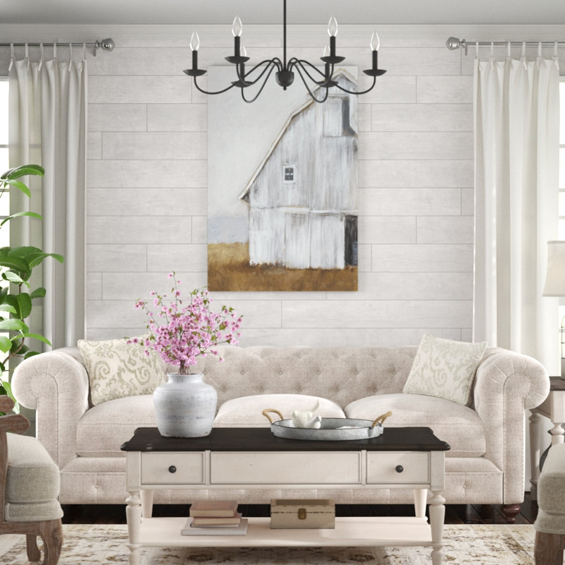 'Abandoned Barn II' by Ethan Harper - Painting Print, 122cm H x 81cm W, Wrapped Canvas