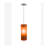 Cresie 1 - Light Orange Cylinder Pendant