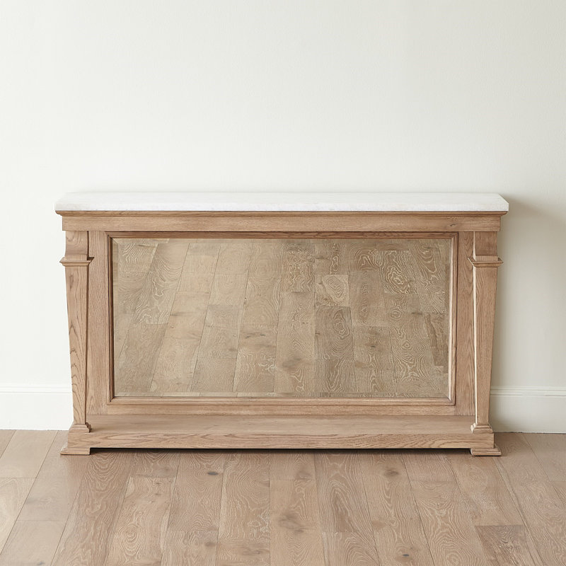 Josephine Console-Bleached Oak, Brown