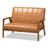Charda Faux Leather 45.1'' Reception Loveseat
