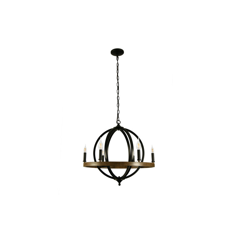 Mike 6 - Light Candle Style Chandelier