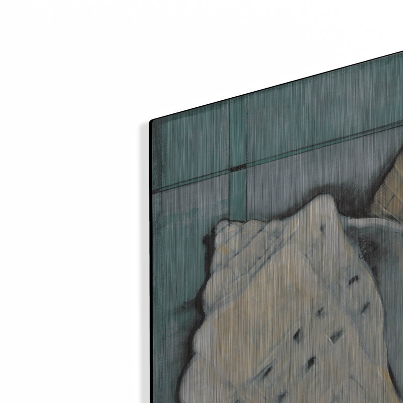 Art mural en métal «Seashell Sketch II» par Tim O'Toole, H 24 po x l 24 po