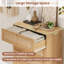 Commode 6 tiroirs en rotin
