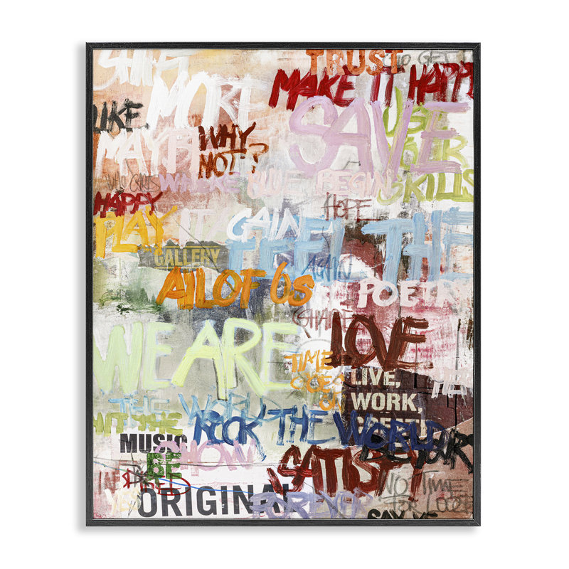  Art moderne, estampe numérique encadrée par Design Fabrikken, H 14 po x l 11 po, Giclée encadrée noir minuit